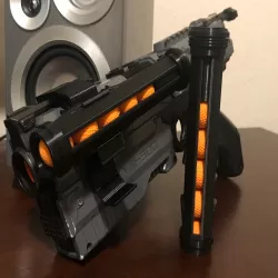 Secure Nerf Kronos Speed Loader and Rail Bracket