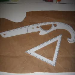 sewing/taylor tools square and 23" french curve ruler