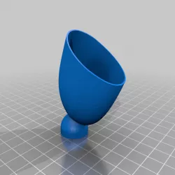 Simple flight stick mount for Oculus Quest and Rift S