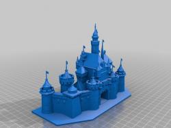 Free 3D file Chateau Disneyland Paris with Prusa MK2S MMU (Ed2