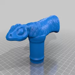 Snake Derby Style Topper ($7 Cane/Walking Hiking Sticks)