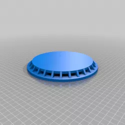 Spa flat top drain cover