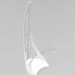 SpecStand Vertical Desktop Eyeglass Holder Plain