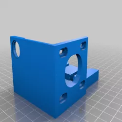 Stepper motor brackets foe Bresser Exos 1 mount