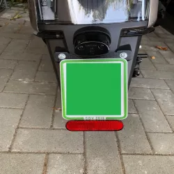Super Soco Cux license plate bracket