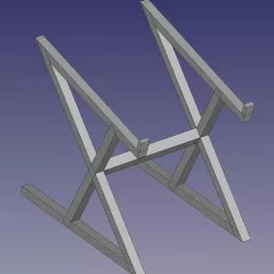 Tall Minimalist Laptop Stand - Supportless