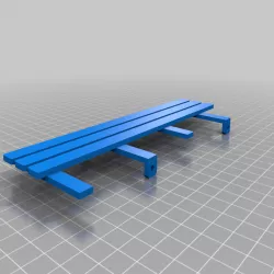 Tamiya Bruiser wood sides for load bed 