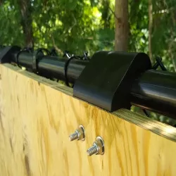 Target Backer Fence Mounts for Pellet Gun Range
