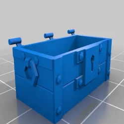 Wood Chest modular Loot Trap