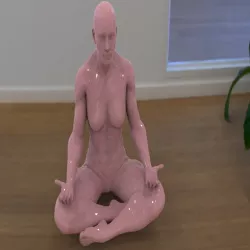 yoga muscle girl