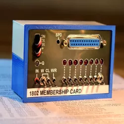 1802 Membership Card Altair 8800 Case