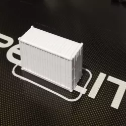 20 Foot ISO Container N Scale