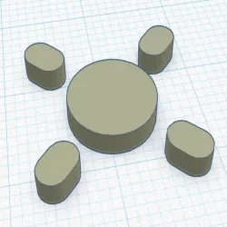 22xx/23xx Motor Mount Hole Pattern template