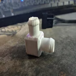 90 Degree Elbow Fitting for Watercooling Barbed