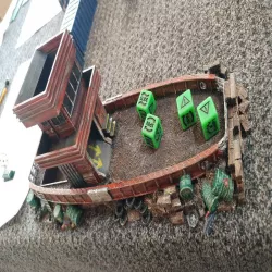 Abandoned Ferry Dice Tower, Post Apocalyptic/ Gaslands