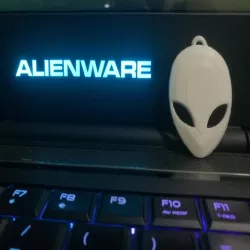 Alienware logo keychain