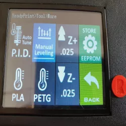 Artillery Sidewinder X1 - Firmware / TFT Tuning