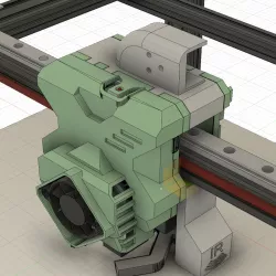 BLV mgn Cube X-Carriage for Titan Aero Direct Extruder