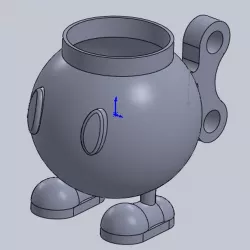 Bomb Mario bros - Flower pot