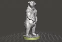 Brown bear - tabletop miniature