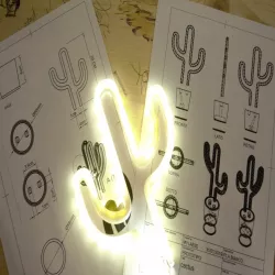 cactus simple lamp