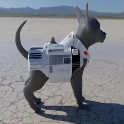 Carlz Chihuahua Sci-Fi Dog Armor