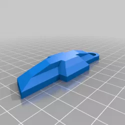 Chevy logo keychain