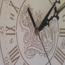 Clock Shitbag emblem Lasercut