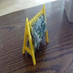 Coathook and stand for origami clothes (money gift)