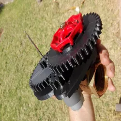 Control valve gearbox