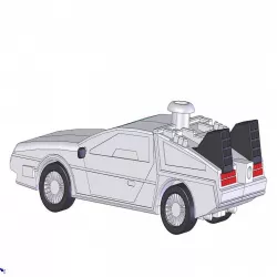 DeLorean, Timemachine, Back to the future, balloon power