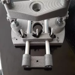 Dremel circle and linear grooving jig