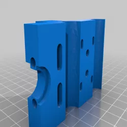 E3D v6 hotend mount for 3D-Printer Project, by Ec-Projects