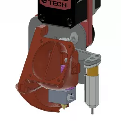 eB fan shroud 5015 version. Alternate nozzle, M3 heated inserts, 5015 fan fitment mod + Source