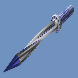 Ekobots - Three Blade Twisted Dagger