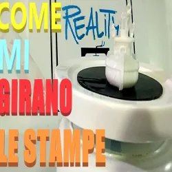 ESPOSITORE ROTATIVO PER STAMPA 3D  FAI DA TE