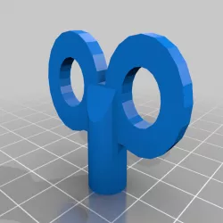 Extruder Knob Wind-up Key