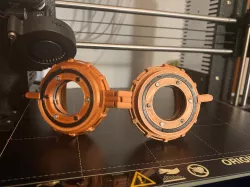 Flexible Bridge for Steampunk Goggles (Print In Place)