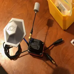 FPV dock for a diversity video receiver module (no cover, TBS Fusion)