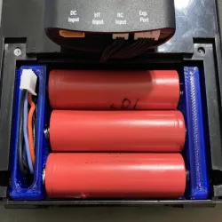Frsky QX7 Battery Holder Tray with Balance Charge capability