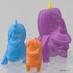 Halloween Bulbasaur, Ivysaur, and Venusaur