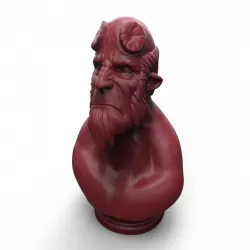Hellboy bust