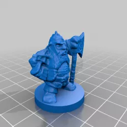 HeroQuest Dwarf Repaired