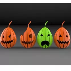 Hollow Halloween Pumpkin