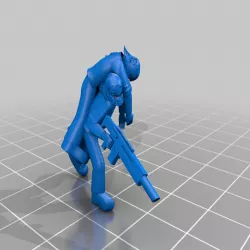 Hosytian Guardsman, Carrying Wounded