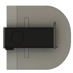 iMac G3 casemod: GPU bracket