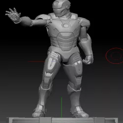 Iron Man Shooting HI-DEF keyed