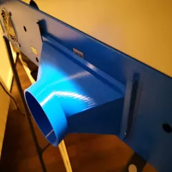 K40 Laser Cutter 3D Printed Exhaust Fore 100mm/4" Hose