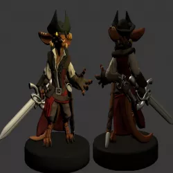 Kobold Pirate Miniature