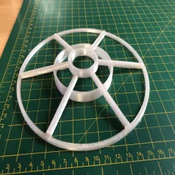 Lamp shade mount for 3D printed lithopane